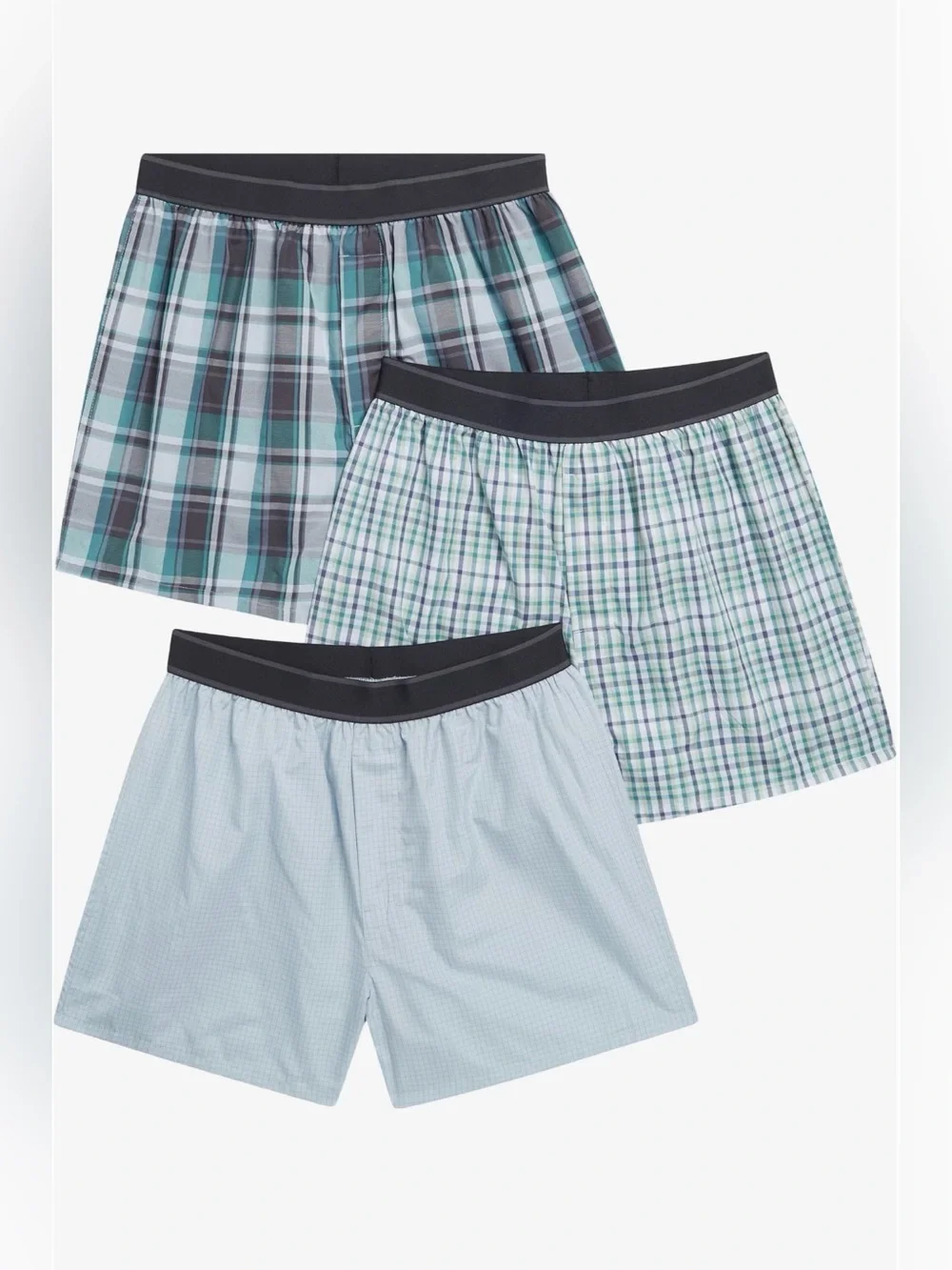 Modern Fit Woven Boxers - 3-Pack